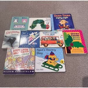 Baby and Toddler Board Book Bundle - Spot, Llama Llama, Sandra Boynton and more